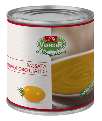 1019912. YELLOW TOMATOES PUREE (PASSATA GIALLA) - VIANDER 6/3KG