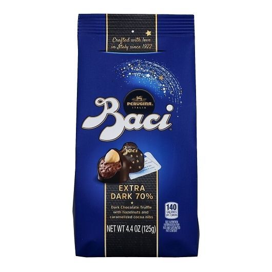 1130101 - BACI PERUGINA BAG XTRA DARK 70% 4/4.4 OZ