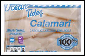 4105217 - CALAMARI SQUID TUBES - OCEANTIDE - 4/2.5 LB