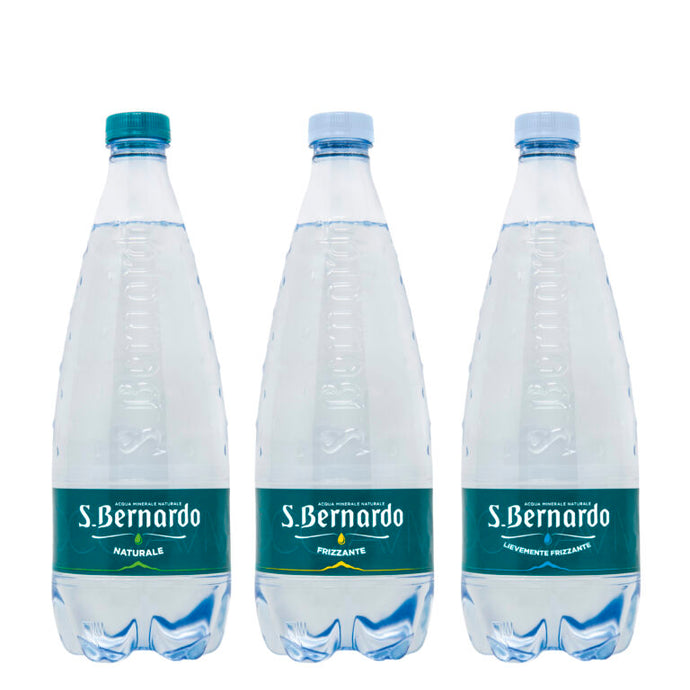 126024 - 12/750ML PLASTIC - SPARKLING S.BERNARDO WATER