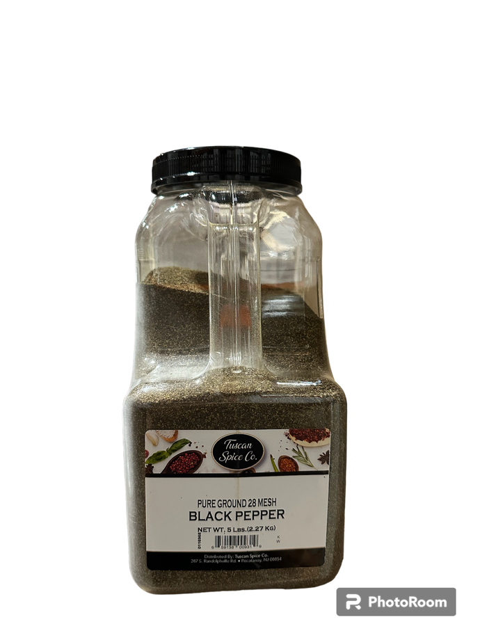 122865 - BLACK PEPPER GROUND - TUSCAN SPICES 6/5 LB