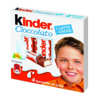 1130048 - KINDER BARRETTE CIOCCOLATO T4 X 20/50 GR
