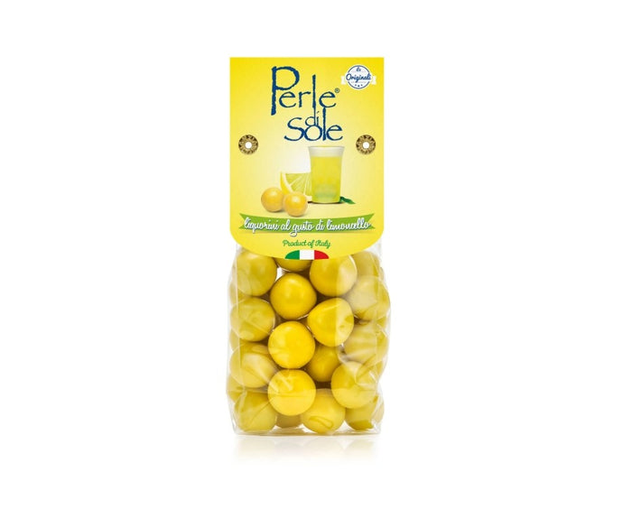 132103 - WHITE CHOC LIMONCELLO PRALINE - PERLE DEL SOLE - 24/150 GR