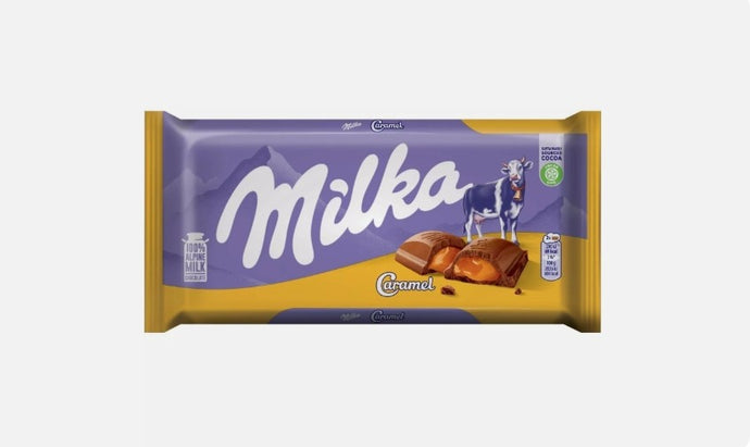 1130112 -MILKA - CARAMEL CREAM CHOCOLATE  - 23/100 GR