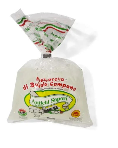 MOZZARELLA 100% DI BUFALA DOP 12 BAGS (2-125 GR) - 3 KG TOTAL