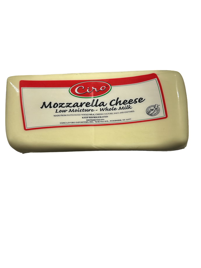 20110002 - WHOLE MILK MOZZARELLA LOAF LOAVES  - CIRO 8/6LB