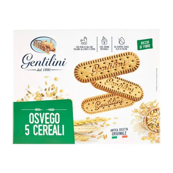 1130013 (GENTILINI COOKIES OSVEGO - 5 CEREALI - 14/250 GR)