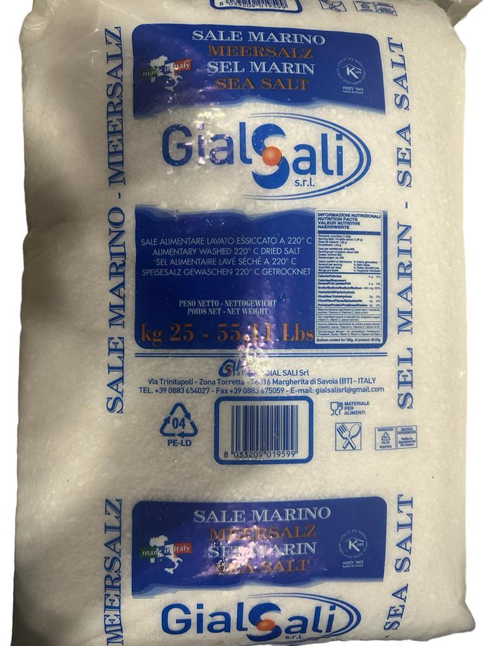 12248261 - Italian sea salt Course bulk 55 lbs
