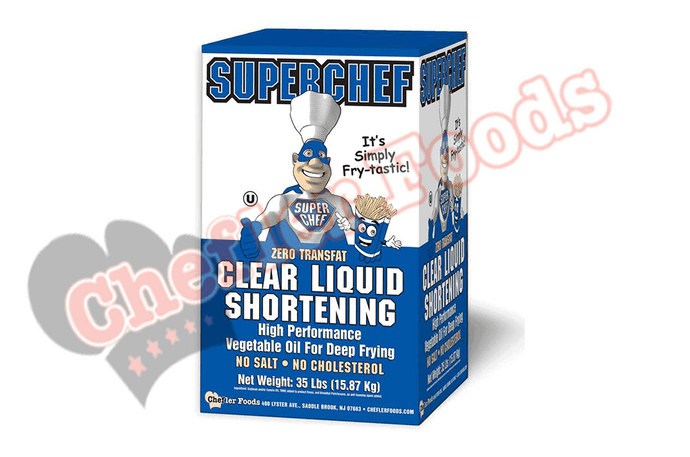 1029855 - FRY SHORTENING OIL CLEAR LIQUID -  SUPERCHEF 35LB