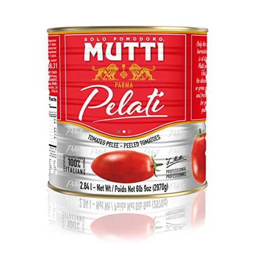 101982. WHOLE PEELED TOMATO #10 - MUTTI 6/3KG