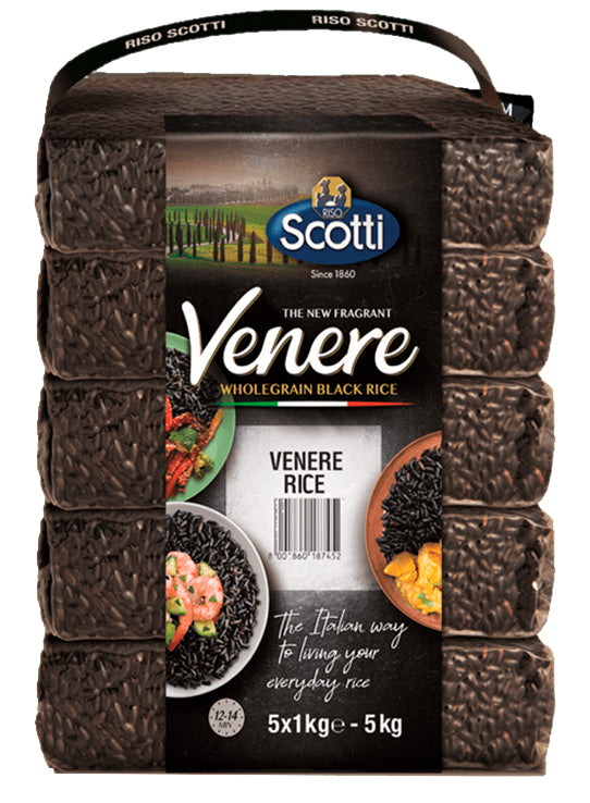 107907. BLACK VENERE RICE BULK PACK - SCOTTI 2X (5X1KG)