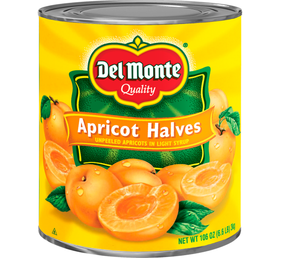 119931. APRICOT HALVES IN LIGHT SYRUP #10 CAN (3KG)