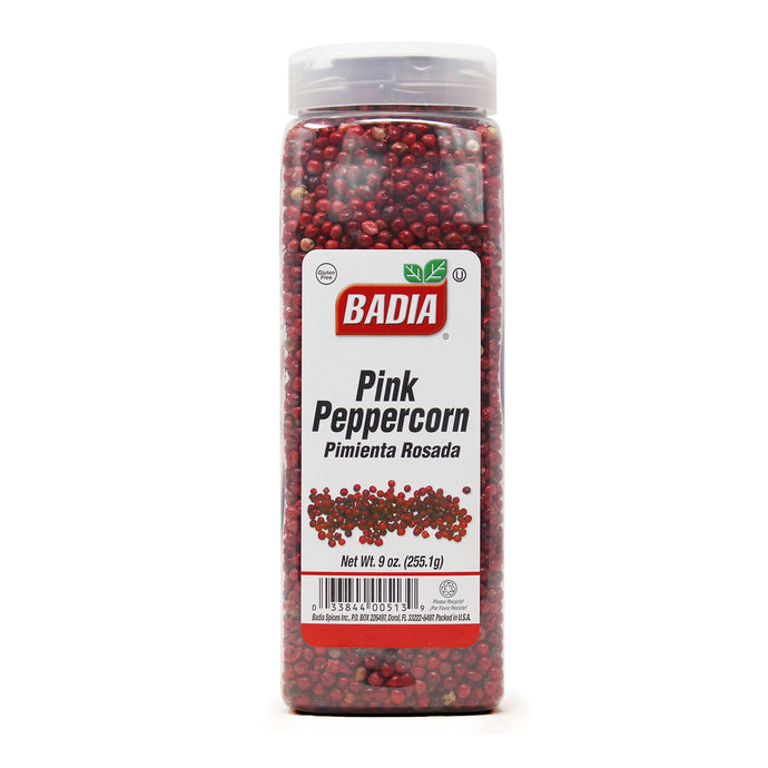 1228615. PINK PEPPERCORN WHOLE   BADIA 6/9OZ