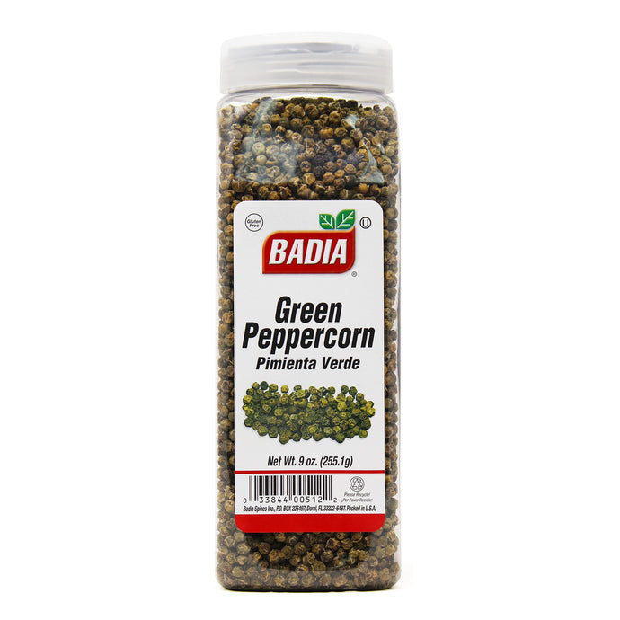 122869. GREEN PEPPERCORN WHOLE   BADIA 6/9OZ