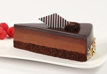 Load image into Gallery viewer, 4035015. FRENCH CHOCOLATE MOUSSE CAKE 10&quot; (14 SLICES) 2PACK  2/10&quot;
