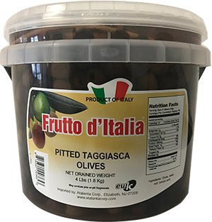 106911. TAGGIASCA PITTED OLIVES 2/1.8 KG