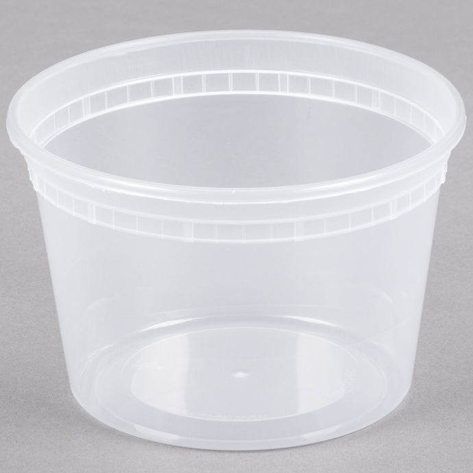 505985. DELI CONTAINER TD CLR W/LID 16OZ NO VENT - BREWSTER 240/240CT