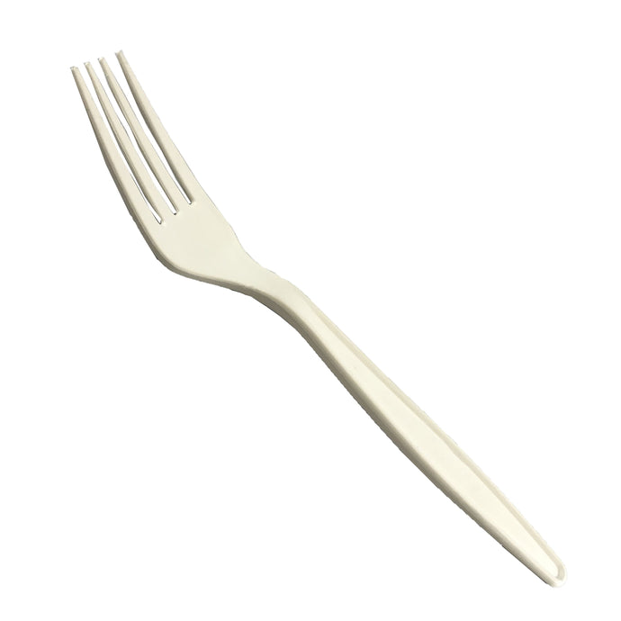 506986. COMPOSTABLE FORK, NATURAL 1000/CS