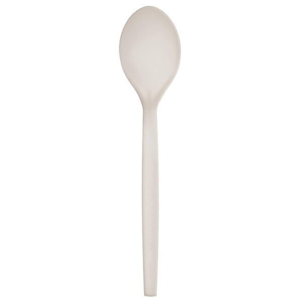 506988. COMPOSTABLE SPOON, NATURAL 1000/CS