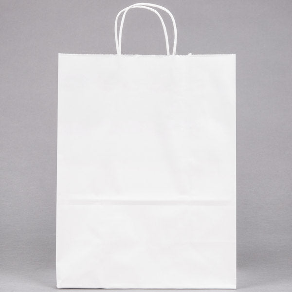 509986. BAG WHITE SHOPPER 10X7X12 250CT