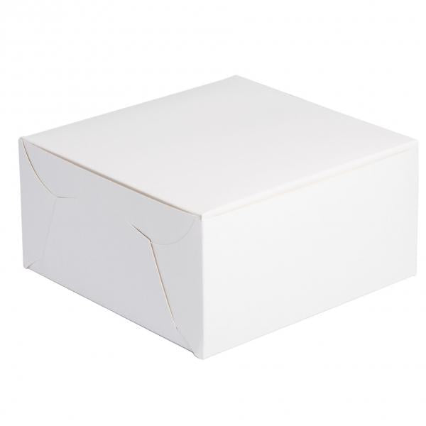 514981. CAKE BOXES WHITE 10X10X5.5  100CT