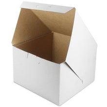 Load image into Gallery viewer, 514982. CAKE BOXES WHITE 6X6X3  250CT
