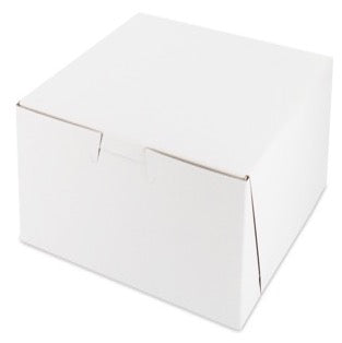 514982. CAKE BOXES WHITE 6X6X3  250CT