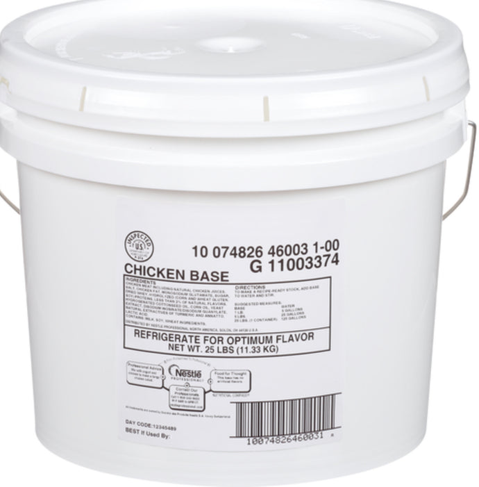 BA00832. CHICKEN FLAVOR BOUILLON PAIL   BADIA 1/35LB